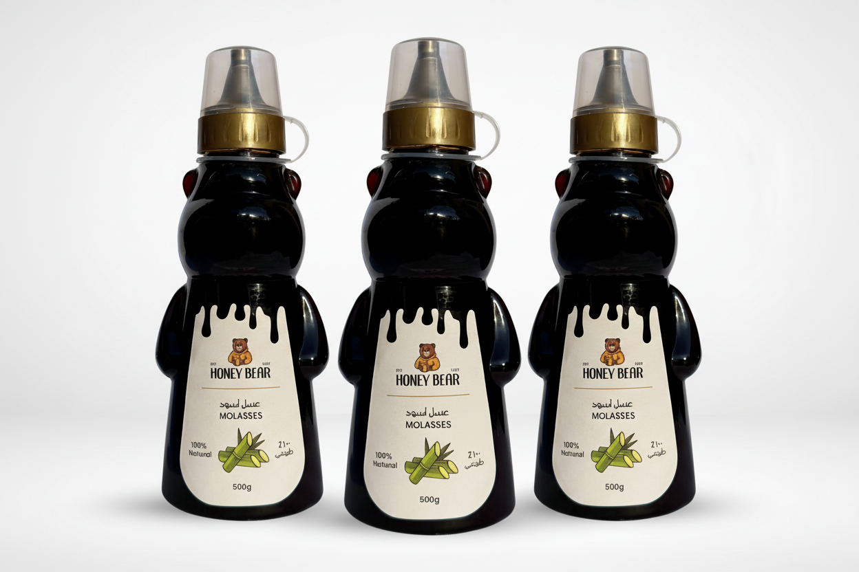 Molasses Honey Bear 500g